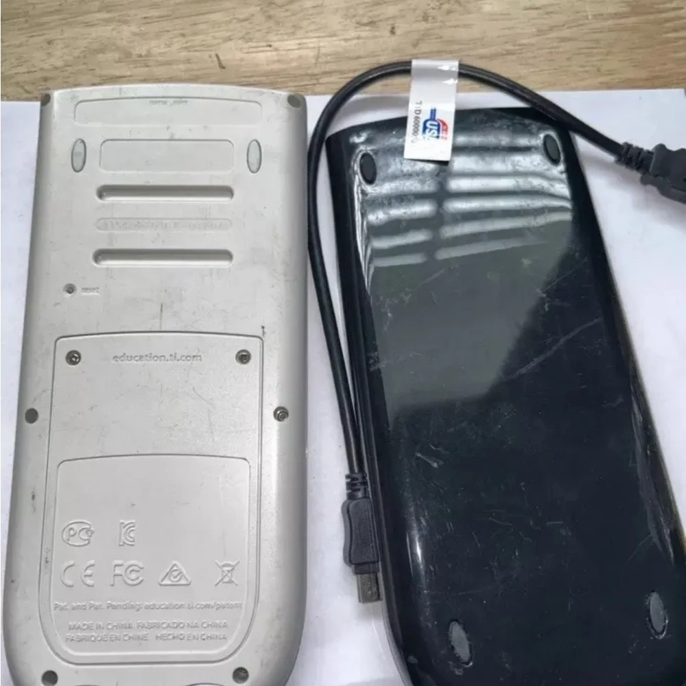 Texas Instruments TI-84 Plus C Ti 89 Graphing Calculator Cover ONLY Tested Black